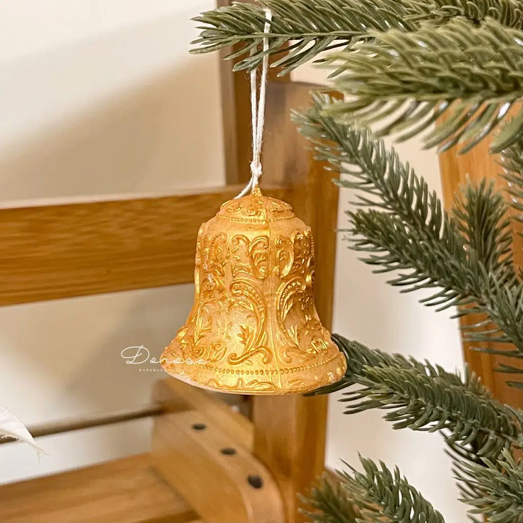 聖誕雕花鈴鐺香氛蠟燭